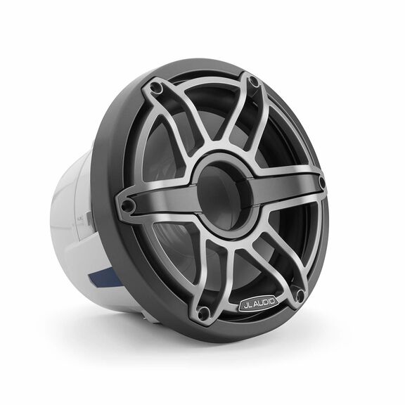 M6-8IB-S-GmTi-4 8" Marine Subwoofer Driver, Gunmetal & Titanium Sport Grille image number 2