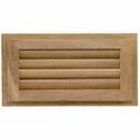 Teak Louvered Insert, 11 3/16" x 6 3/8" x 3/4" image number 1