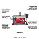 M18 FUEL&trade; 8 1/4" Table Saw with ONE-KEY&trade; Kit image number 1