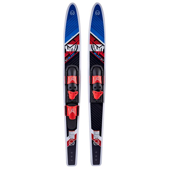 67 Blast Combo Water Skis with Horseshoe/RTS Bindings image number 0