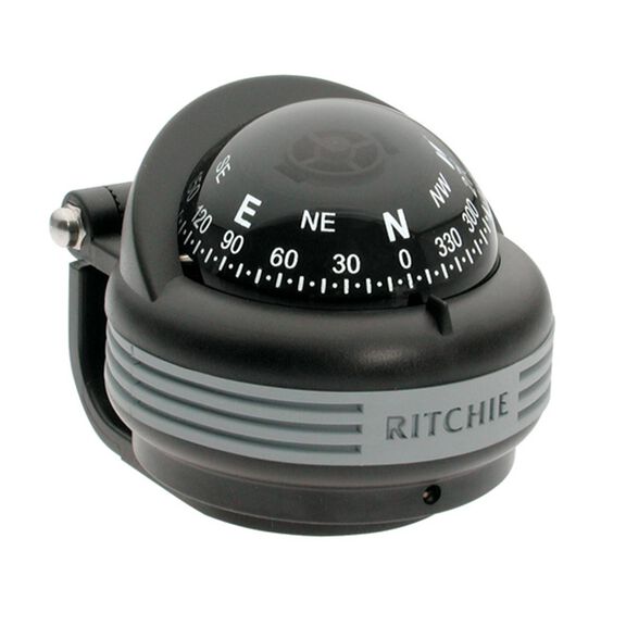 Trek, Bracket Mount Compass, Black image number 0