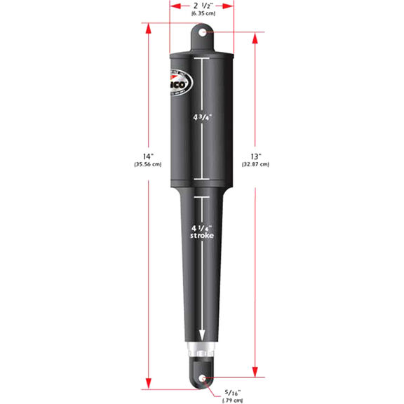 Replacement 102 Actuator - 24 Volt - 5/16" Hardware image number 0