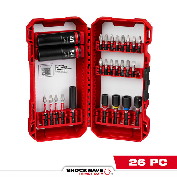 SHOCKWAVE Impact Duty Drive and Fasten Set, 26 Piece image number 0
