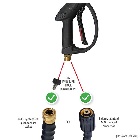 Universal Pressure Washer Spray Gun with Side Assist Handle image number 3