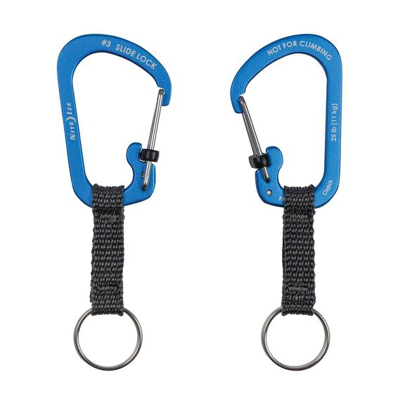SlideLock&reg; KeyRing Aluminum - Blue image number 1