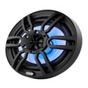 HYDRO 6X9" 2-Way Marine Speakers with Integrated RGB LED Lights, 375 Watts, Black image number 2