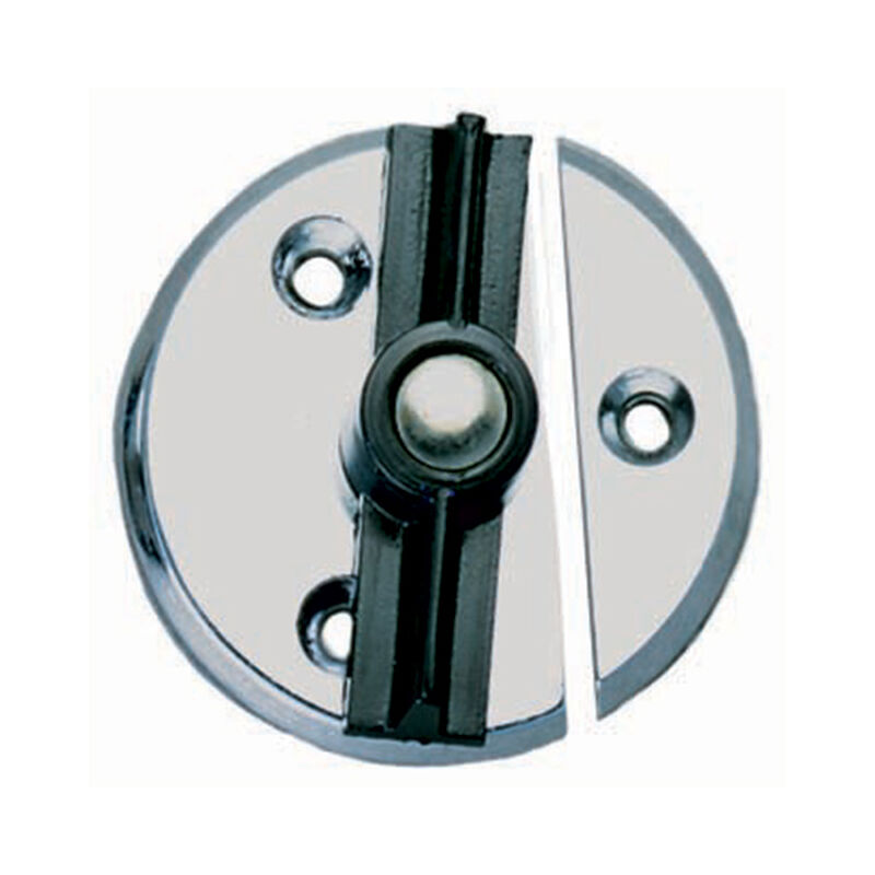Chromed Zinc Door Button - 1 3/4" with Tension Spring image number null