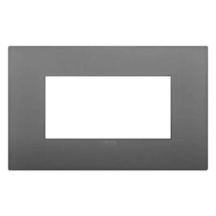 Vimar Arke 4-Module Classic Cover Plate, Technopolymer, White
