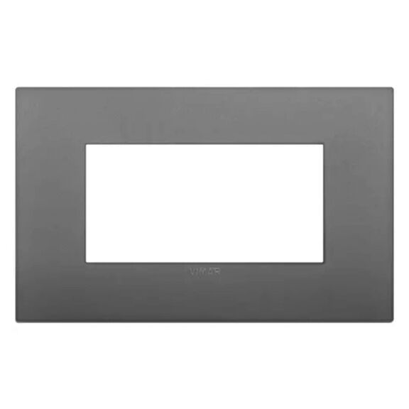 Vimar Arke 4-Module Classic Cover Plate, Technopolymer, White image number 0