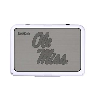 SeaDek Cooler Pad - Collegiate Collection - Fits RTIC 20 - Storm Gray / Black, University of Mississippi