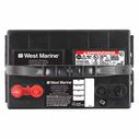 Group 24 Deep Cycle Marine Battery, 75 Amp Hours, 500 Cold Cranking Amps, 615 Marine Cranking Amps, 130 Reserve Minutes image number 2