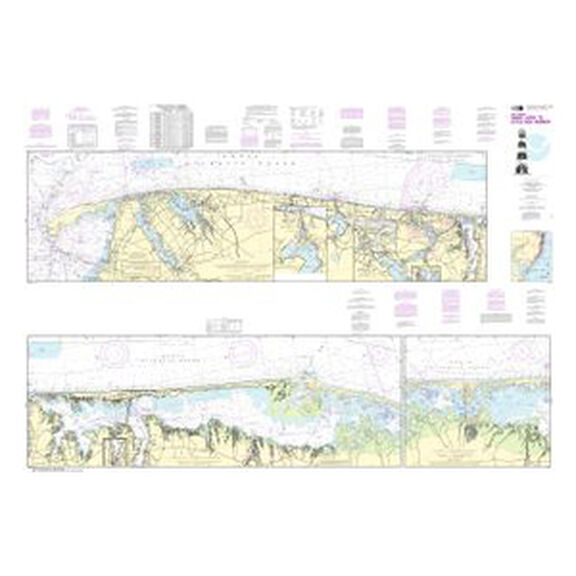 NOAA Nautical Chart 12324 Intracoastal Waterway Sandy Hook to Little Egg Harbor image number 0