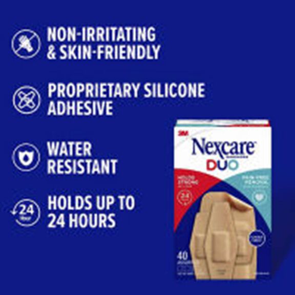 Nexcare DUO Bandages, Assorted 40 ct, 24 Packs per Case image number 2