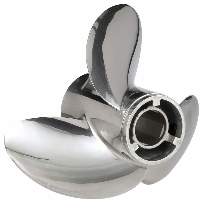 MERCURY MARINE 14 1/2" x 17", Quicksilver Q3 3Blade, RH, Stainless