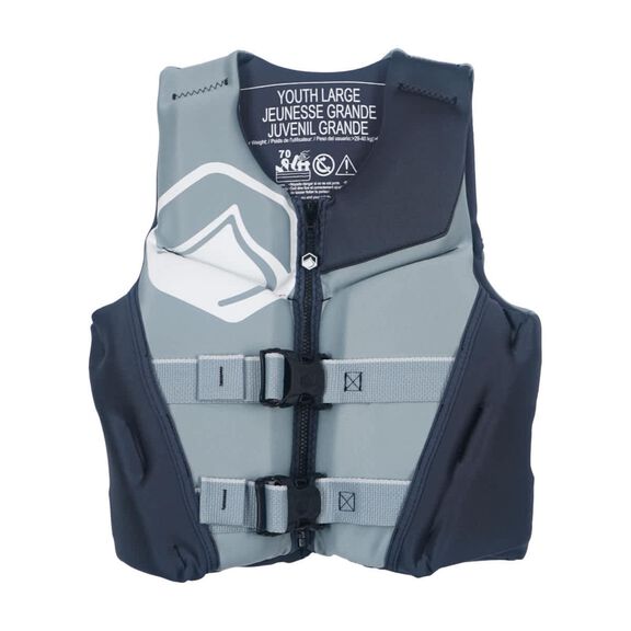 Ruckus Junior CGA Life Jacket, Grey/Black 75-125 Lbs image number 0