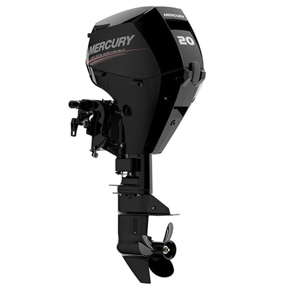 20hp Electric Start (Remote) 4-Stroke Outboard, 15" Shaft Length image number 0