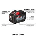 M18&trade; REDLITHIUM&trade; HIGH OUTPUT&trade; HD 12.0Ah Battery Pack image number 1