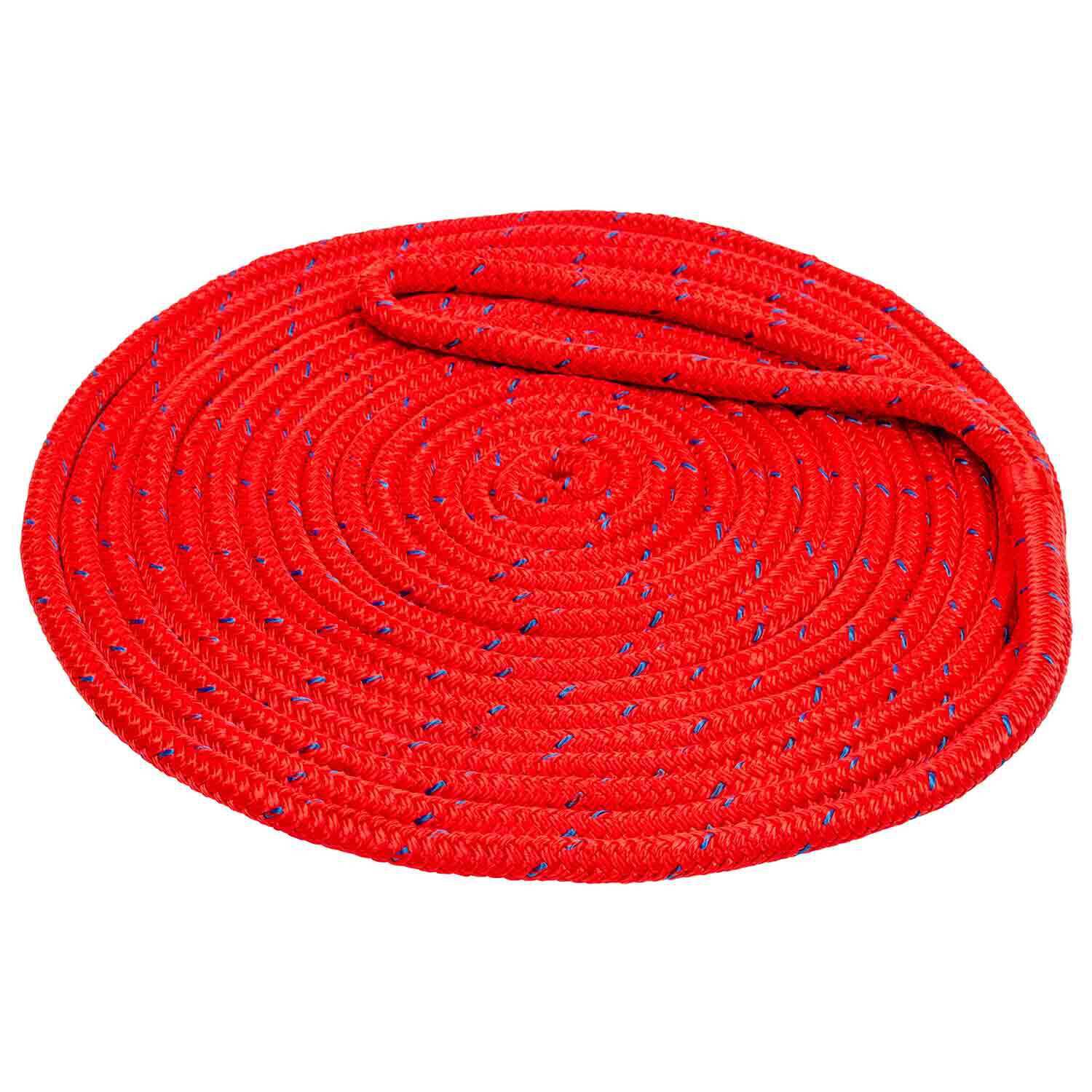 New England Ropes 5/8" X 25' Nylon Double Braid Dock Line - White