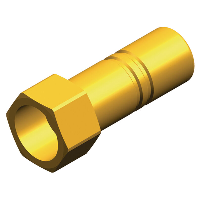 Quick Connect Adapter, 1/4" NPT Female to 15mm (Brass) image number 0