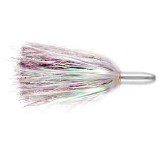 Billy Baits, Mini Turbo Slammer Lure, Pearl/Pink Shimmer, Concave Head, 5 1/2"