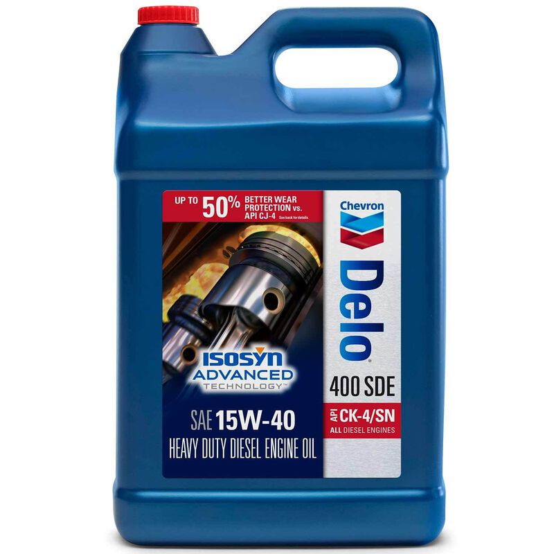 Delo 400 SDE Motor Oil, SAE 15W-40, 2 1/2 Gallon image number 0