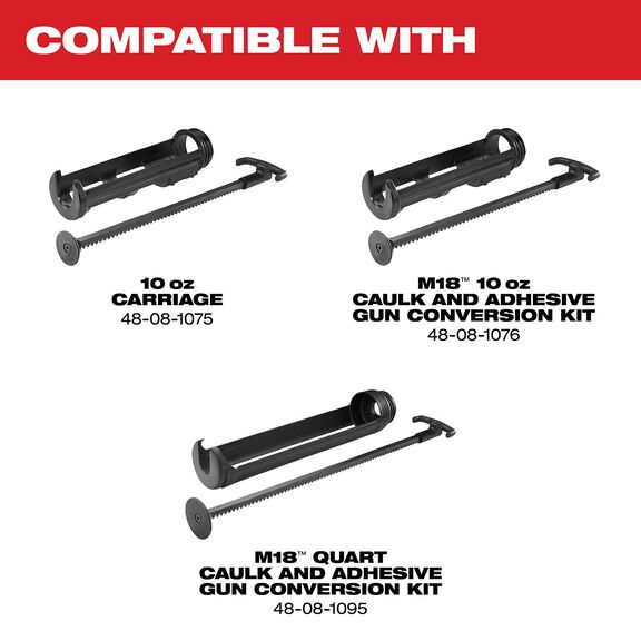 M18&trade; Cordless 10 oz. Caulk and Adhesive Gun image number 1