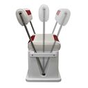 Wise 8WD437-1906 Premium Swingback Cooler/Storage Seat, 62 Quart, White / Crimson Red image number 4