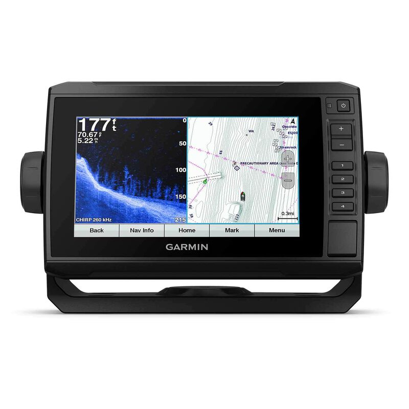 GARMIN ECHOMAP™ UHD 74cv Chartplotter/Fishfinder Combo with GT24