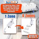 SEAFLO Dry Bilge 4-Zone Splitter System 12V Marine Solenoid Valve image number 1
