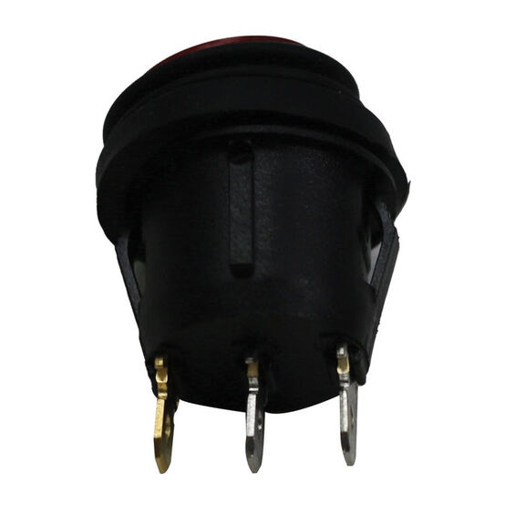 Waterproof LED Rocker Switch 12V 12A Red image number 2