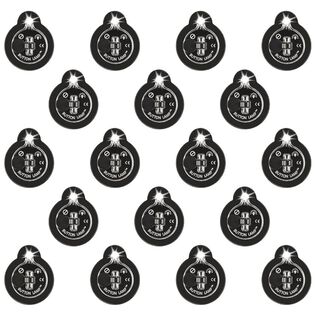 Button LAMP Adhesive LED Utility Lights, 18 Pack