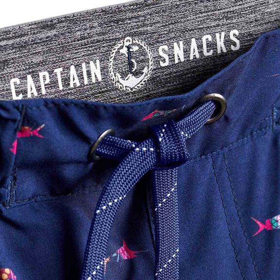 Kids Trippy Fish Volley Shorts image number 1