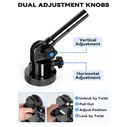 BLUEWING Heavy-Duty Manual Outrigger Base (Yellowfin 67), Black PVD, 2pcs image number 2