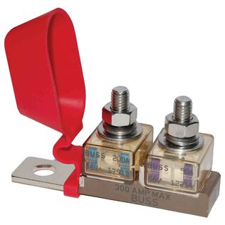 Marine Rated Battery Fuse Double Mounting Bar