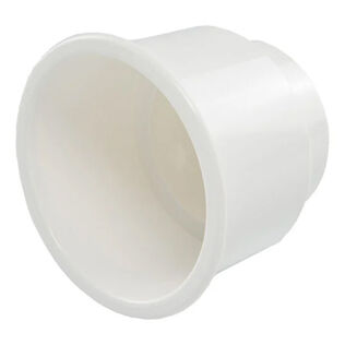 Large Flush Fitting Cup Holder, White