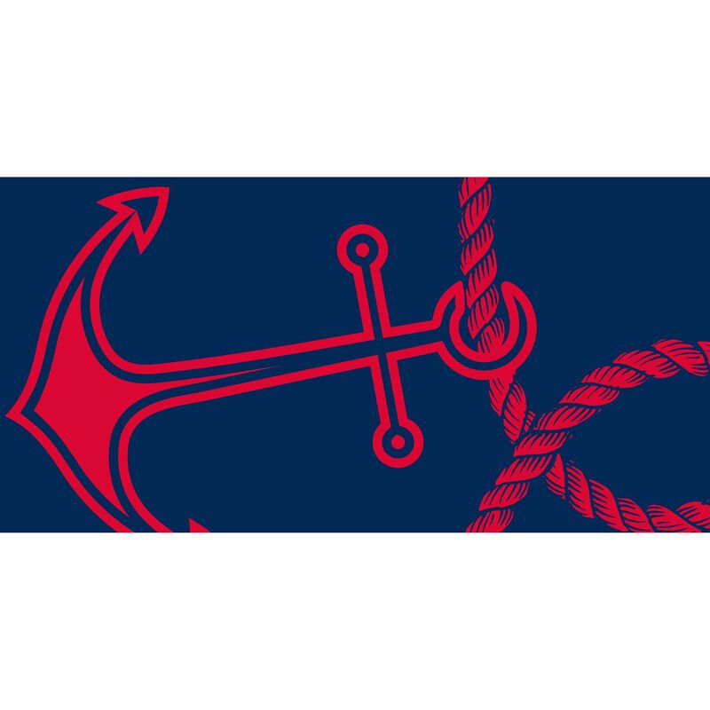 Red Anchor Beach Towel image number 0