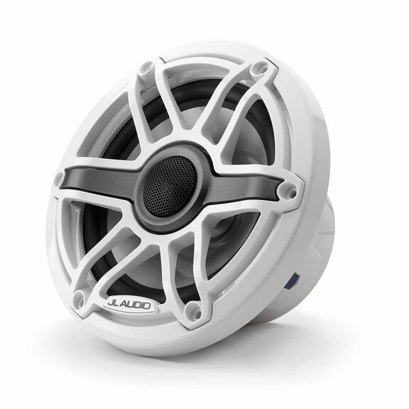 M6-650X-S-GwGw&nbsp;6.5" Marine Coaxial Speakers, White Sport Grilles image number 2