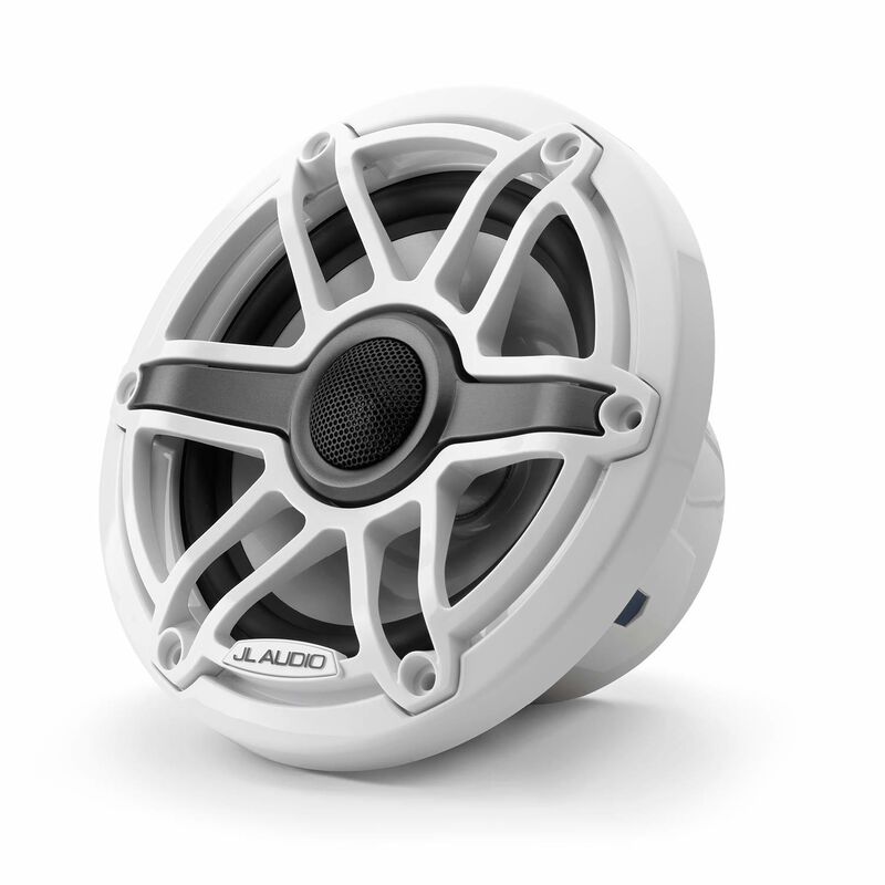 M6-650X-S-GwGw 6.5" Marine Coaxial Speakers, White Sport Grilles image number 2