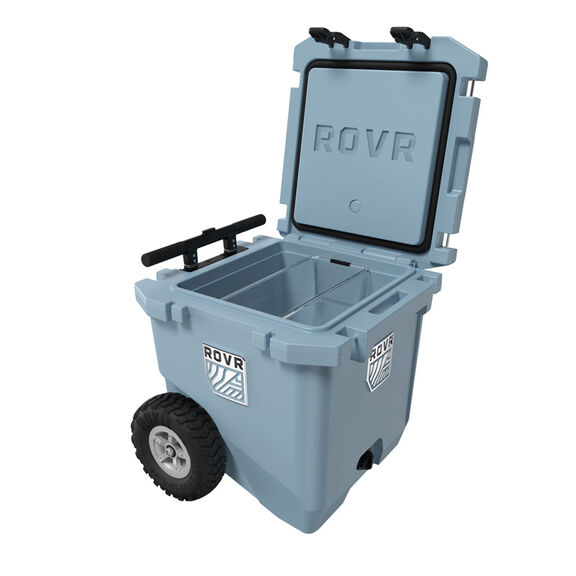 RollR 30 Quart Wheeled Hard Cooler with Telescopic Handle, South Pacific image number 5