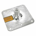 7" Seat Base, Stainless Steel, 3/4" Pin Type image number 2