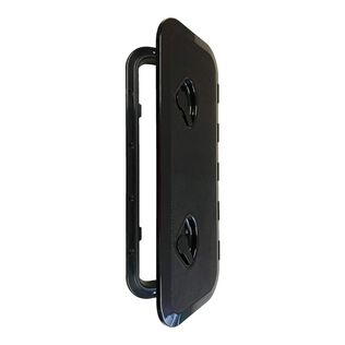 SEAFLO 23.9" x 9.5" Black Rectangular Deck Access Hatch