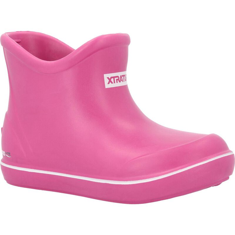 Xtratuf Kids' Tufs Ankle Deck Boots, in Rose Violet, Size 4 | by West Marine