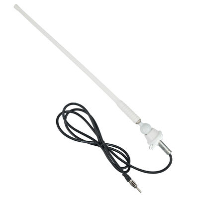 Universal Rubber Mast AM/FM Antenna, White