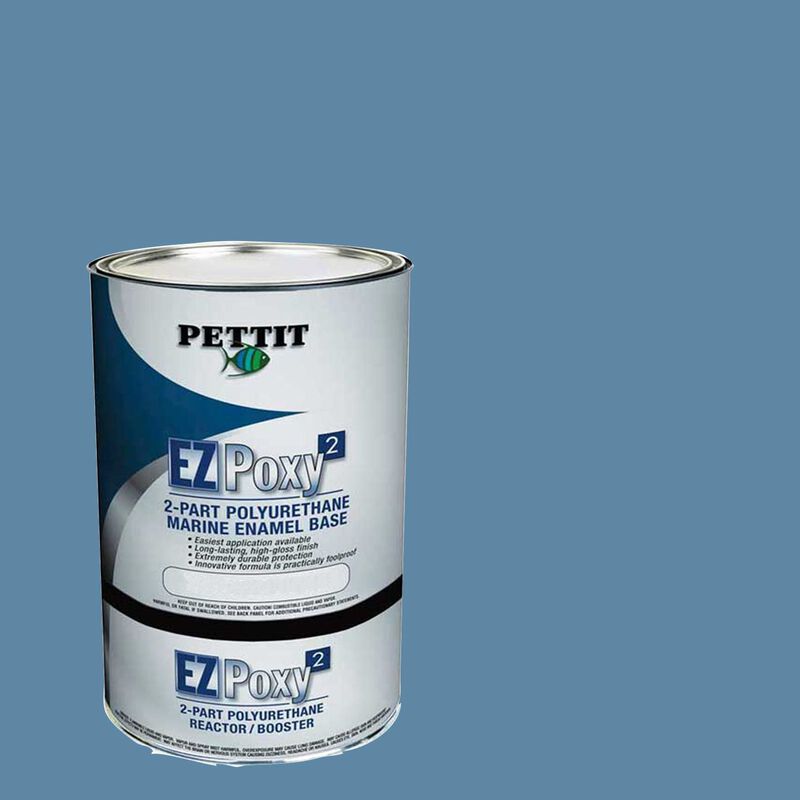 PETTIT PAINT EZ Poxy2 TwoPart Polyurethane Enamel, Twilight Blue