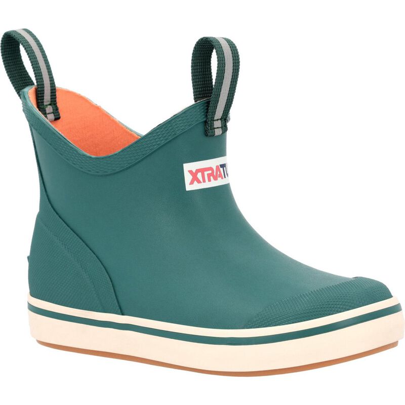 Xtratuf Kids' Ankle Deck Boots, in Transformative Teal, Size 7 | by West Marine