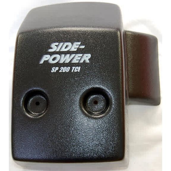 Side-Power Cover, black plastic for SW202 solenoids | Thumb Nuts (SM68810) and label not incl. image number 0