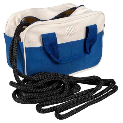 Canvas Bag with Two 1/2" x 25' Dock Lines