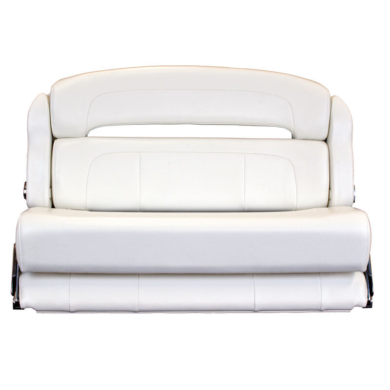 36" Deluxe Capri Helm Bench Chair, White image number 1