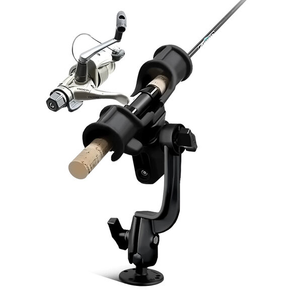 RAM-ROD Light-Speed Holder with RAM-ROD Revolution Ratchet/Socket System and Round Flat Surface Base image number 1