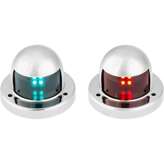 SEAFLO 03 Series Port & Starboard LED Navigation Light Set 12V 1NM image number 0